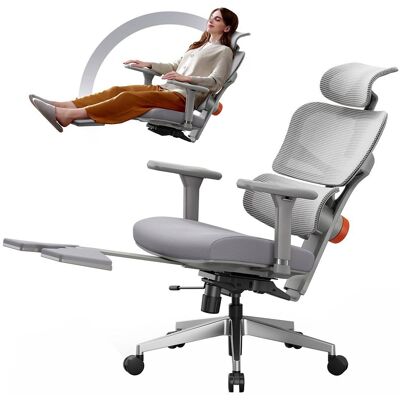 Chaise de bureau ergonomique NEWTRAL NT002 ajustable - Soutien lombaire, Têtière, Accoudoirs - Publicité Chaise de bureau ergonomique NEWTRAL NT002 ajustable - Soutien lombaire, Têtière, Accoudoirs - Publicité