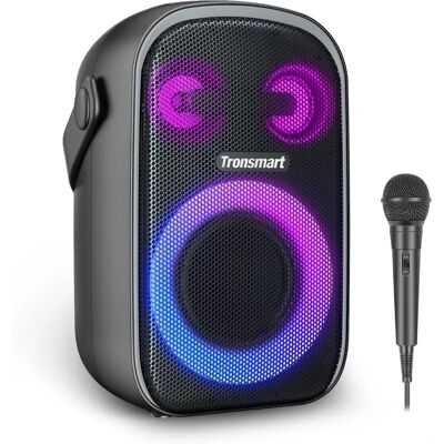 Haut-parleur Bluetooth Tronsmart Halo 110 - Noir - 60W - Karaoke - 18h - Publicité Haut-parleur Bluetooth Tronsmart Halo 110 - Noir - 60W - Karaoke - 18h - Publicité