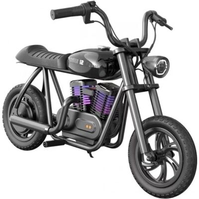 HYPER GOGO Pioneer 12 Plus Elektryczny Motocykl dla Dzieci - Czarny HYPER GOGO Pioneer 12 Plus Elektryczny Motocykl dla Dzieci - Czarny