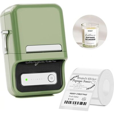 NIIMBOT B21 Groene Label Printer - Label Printer NIIMBOT B21 Groene Label Printer - Label Printer