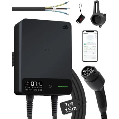 Wallbox - 7.4kW EV charger - 6A-32A - Electric vehicle charger Wallbox - 7.4kW EV charger - 6A-32A - Electric vehicle charger