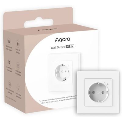 Tomada Inteligente Aqara H2 EU - Zigbee 3.0, Monitor de Energia, Temporizador, HomeKit & Matter Tomada Inteligente Aqara H2 EU - Zigbee 3.0, Monitor de Energia, Temporizador, HomeKit & Matter