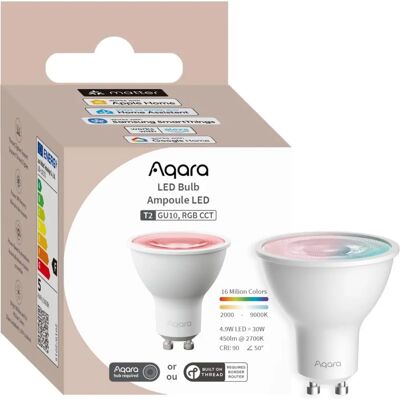 Aqara Smarte LED-Lampe - RGB CCT GU10 4,9W 450lm Aqara Smarte LED-Lampe - RGB CCT GU10 4,9W 450lm