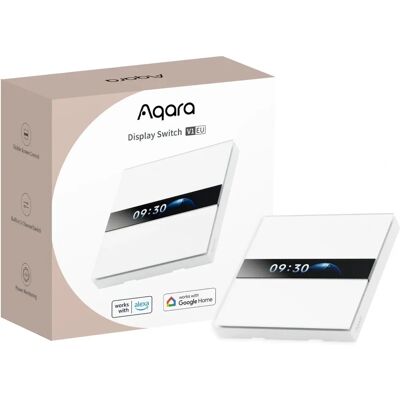 Interruptor inteligente Aqara V1 EU - Tela LCD e proximidade, 4 botões Interruptor inteligente Aqara V1 EU - Tela LCD e proximidade, 4 botões