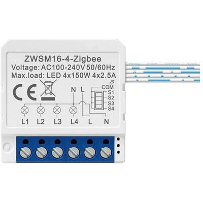 Avatto ZWSM16-W4 Intelligentes Schaltmodul - ZigBee Avatto ZWSM16-W4 Intelligentes Schaltmodul - ZigBee