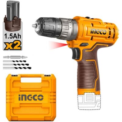 Ingco Atornillador de Impacto - 12V, Modelo CIDLI12202, Compacto y Potente - Impacto Inalámbrico Ingco Atornillador de Impacto - 12V, Modelo CIDLI12202, Compacto y Potente - Impacto Inalámbrico