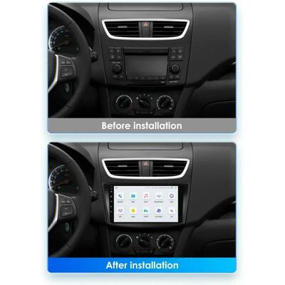 Hizpo Radio Auto Android 9" - Navigazione GPS, Bluetooth, 4G WiFi, Player stereo Hizpo Radio Auto Android 9" - Navigazione GPS, Bluetooth, 4G WiFi, Player stereo
