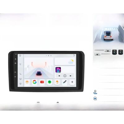 HIZPO Sistema Multimedia para coche - GPS Android 13 2 Din Pantalla 9" CarPlay HIZPO Sistema Multimedia para coche - GPS Android 13 2 Din Pantalla 9" CarPlay