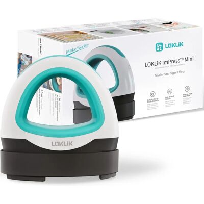 Loklik Mini Heat Press - Prensa de calor portátil para transferencias Loklik Mini Heat Press - Prensa de calor portátil para transferencias