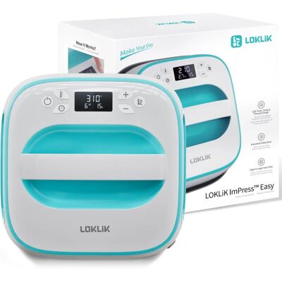 LOKLiK Easy Heat Press - Blå - Varmepresser LOKLiK Easy Heat Press - Blå - Varmepresser