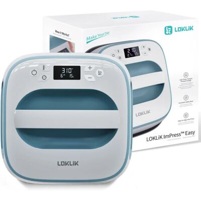 Loklik Easy Heat Press - Denim Blå - Varmepresse Loklik Easy Heat Press - Denim Blå - Varmepresse