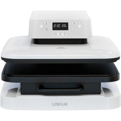 LOKLiK Auto Heat Press 1500W Hvit - Varmepresse LOKLiK Auto Heat Press 1500W Hvit - Varmepresse