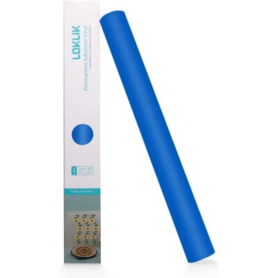 Loklik King Blau Permanent Klebefolie - Vinylart Loklik King Blau Permanent Klebefolie - Vinylart