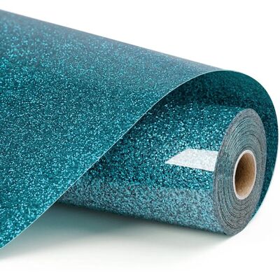 Loklik Vinyle de Transfert Thermique avec Paillettes - Bleu Clair - Vinyle transfert - Publicité Loklik Vinyle de Transfert Thermique avec Paillettes - Bleu Clair - Vinyle transfert - Publicité