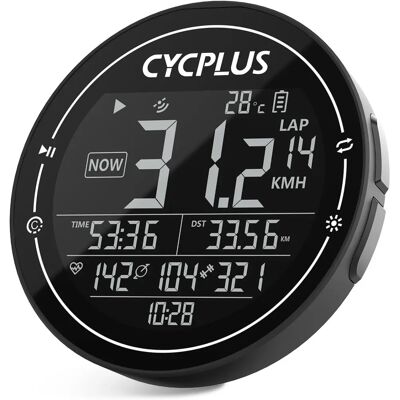 Cycplus M2 Licznik rowerowy - Kompatybilny z ANT+, 2,5" Wyświetlacz Cycplus M2 Licznik rowerowy - Kompatybilny z ANT+, 2,5" Wyświetlacz