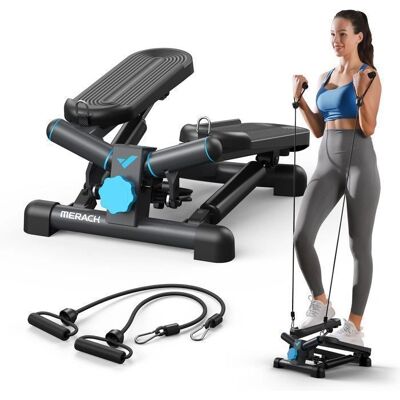 Merach 2 en 1 Mini Stepper - Fitness à Domicile - Silencieux & LCD - Publicité Merach 2 en 1 Mini Stepper - Fitness à Domicile - Silencieux & LCD - Publicité