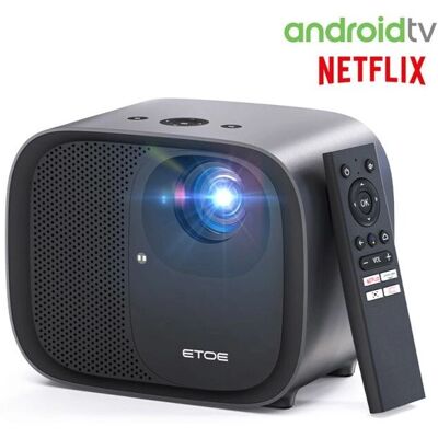Projecteur ETOE E3 Pro - 1080P, 600 ANSI, Android TV, 4K Support - Publicité Projecteur ETOE E3 Pro - 1080P, 600 ANSI, Android TV, 4K Support - Publicité