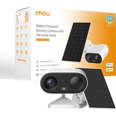 Kit de Seguridad Imou Cell Go Full Color - Cámara 2K con Panel Solar Kit de Seguridad Imou Cell Go Full Color - Cámara 2K con Panel Solar