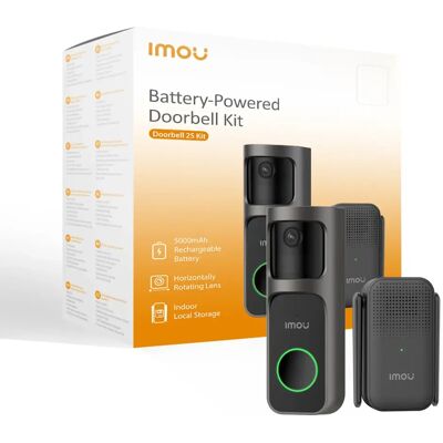 Timbre de video inalámbrico Imou 2S Kit - Seguridad 2K Timbre de video inalámbrico Imou 2S Kit - Seguridad 2K