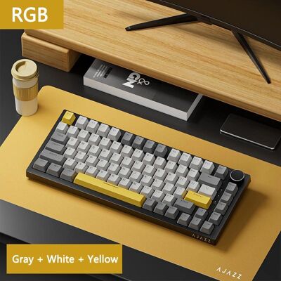 Teclado Mecánico Inalámbrico Ajazz AK820 - Tri-modo, Hot-swappable, RGB, Compacto Teclado Mecánico Inalámbrico Ajazz AK820 - Tri-modo, Hot-swappable, RGB, Compacto