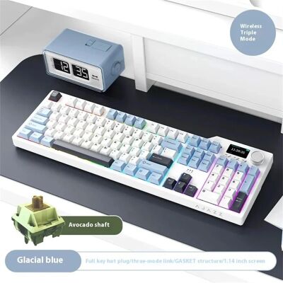 AJAZZ AK35I V3 MAX Blauwe Mechanische Toetsenbord - Gaming, 3 Modi, Display AJAZZ AK35I V3 MAX Blauwe Mechanische Toetsenbord - Gaming, 3 Modi, Display