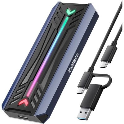 Inateck Negro Gris Carcasa SSD M.2 - Carcasa SSD Inateck Negro Gris Carcasa SSD M.2 - Carcasa SSD