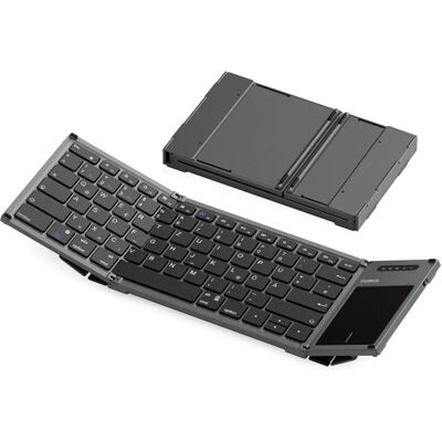 Inateck - KB06101 - Gris acier - RF Bluetooth - Clavier - Publicité Inateck - KB06101 - Gris acier - RF Bluetooth - Clavier - Publicité
