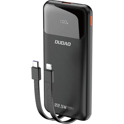 Dudao K15Pro Powerbank - 20000mAh, 22,5W, 2 kaapelia Dudao K15Pro Powerbank - 20000mAh, 22,5W, 2 kaapelia