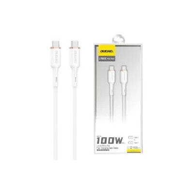 Dudao L7SCC USB-C auf USB-C Kabel 100W 1m Weiß - USB-C Kabel Dudao L7SCC USB-C auf USB-C Kabel 100W 1m Weiß - USB-C Kabel