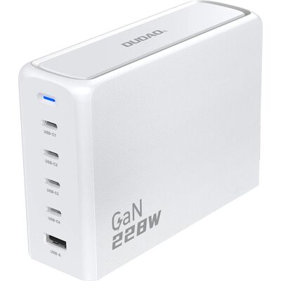 Dudao A228EU 228Watt GaN 4xUSB-C+ 1xUSB-A Schnellladegerät Dudao A228EU 228Watt GaN 4xUSB-C+ 1xUSB-A Schnellladegerät