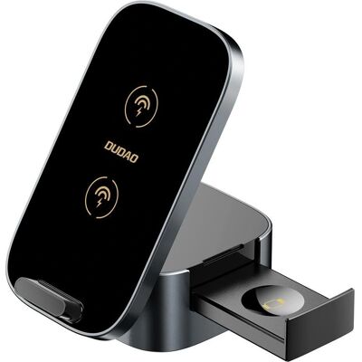 Dudao A11Pro+ Induktives Ladegerät - 15W 3-in-1 für Telefon, Smartwatch, Kopfhörer Dudao A11Pro+ Induktives Ladegerät - 15W 3-in-1 für Telefon, Smartwatch, Kopfhörer