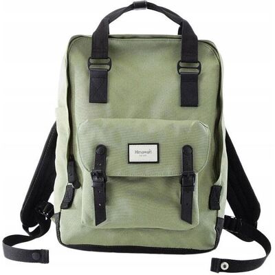 Duży sportowy plecak Himawari Khaki - Miejsce na laptop - Pojemność A4 Duży sportowy plecak Himawari Khaki - Miejsce na laptop - Pojemność A4
