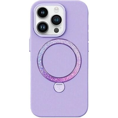 Custodia Dancing Circle Viola per iPhone 15 Pro Max Custodia Dancing Circle Viola per iPhone 15 Pro Max