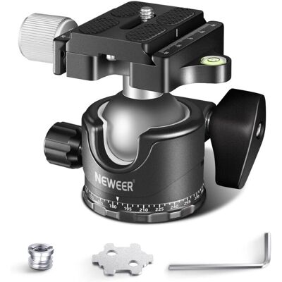 NEEWER - 36mm Metal Panorama Low Profile Camera Tripod Ball Head NEEWER - 36mm Metal Panorama Low Profile Camera Tripod Ball Head