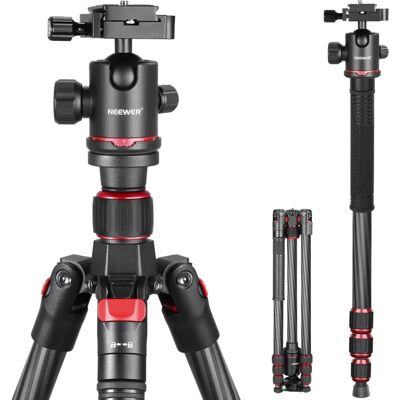 Neewer Stativ Monopod 168cm - Kohlefaser, 360° Drehkopf, Höhenverstellbar Neewer Stativ Monopod 168cm - Kohlefaser, 360° Drehkopf, Höhenverstellbar
