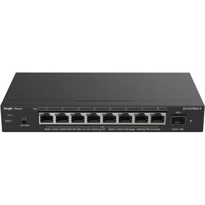 Ruijie Netzwerke RG-ES209MG-P 2.5G PoE Layer 2 Netzwerkswitch - Schwarz Ruijie Netzwerke RG-ES209MG-P 2.5G PoE Layer 2 Netzwerkswitch - Schwarz