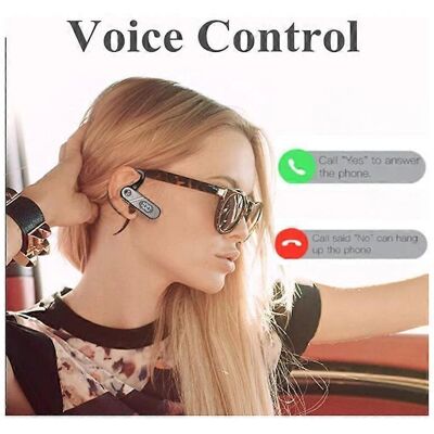 Casque Bluetooth Chronus - Mono oreille sans fil avec contrôle vocal - Noir - Publicité Casque Bluetooth Chronus - Mono oreille sans fil avec contrôle vocal - Noir - Publicité