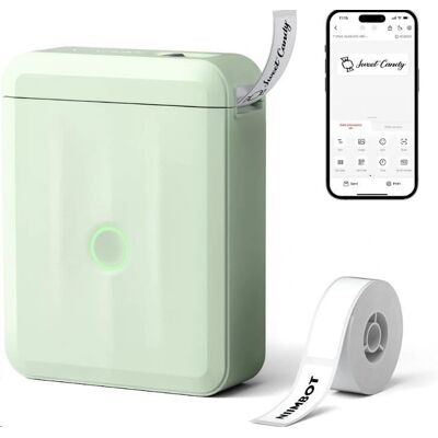Niimbot - D110-M Smart - Zelená - 160 rolí štítků - Štítkovač Niimbot - D110-M Smart - Zelená - 160 rolí štítků - Štítkovač