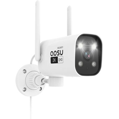 Aosu - 2K Extérieur - Wi‑Fi - Caméra de sécurité - Publicité Aosu - 2K Extérieur - Wi‑Fi - Caméra de sécurité - Publicité