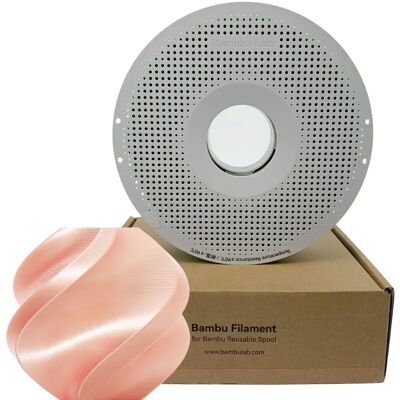 Bambu Lab PLA Silk+ Rosa - 3D Filament - 1.75mm, 1Kg - Filament Bambu Lab PLA Silk+ Rosa - 3D Filament - 1.75mm, 1Kg - Filament