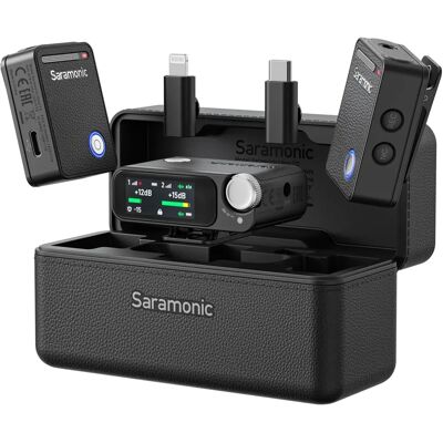 Saramonic Ultra Black - 2 Channel Wireless Microphone System Saramonic Ultra Black - 2 Channel Wireless Microphone System