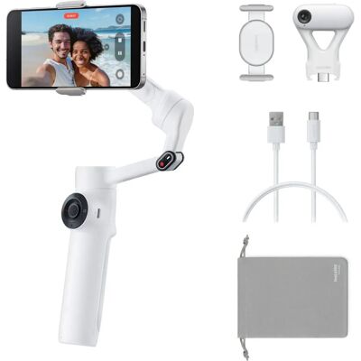 Insta360 Flow 2 AI Tracker Bundle Stabilisateur pour smartphone - Stabilisateur de caméra pour smartphone - Publicité Insta360 Flow 2 AI Tracker Bundle Stabilisateur pour smartphone - Stabilisateur de caméra pour smartphone - Publicité