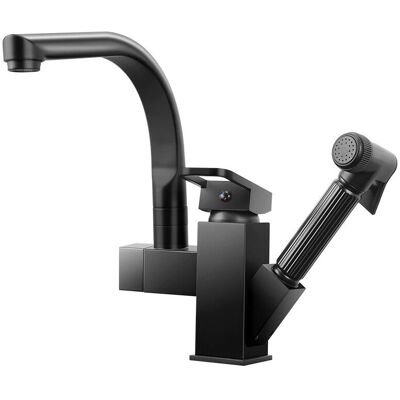 DPZO - Grifo de cocina negro para fregadero - Black - Pull-Out - Faucet DPZO - Grifo de cocina negro para fregadero - Black - Pull-Out - Faucet