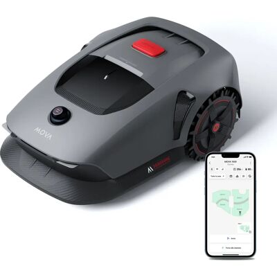 MOVA Tech M1000 - Tagliaerba robotico - 1000m² - Batteria - Nero, Grigio, Rosso MOVA Tech M1000 - Tagliaerba robotico - 1000m² - Batteria - Nero, Grigio, Rosso