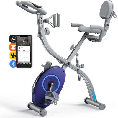 Vélo d'exercice Merach 4 en 1 - Pliant et compact avec écran LCD - Publicité Vélo d'exercice Merach 4 en 1 - Pliant et compact avec écran LCD - Publicité