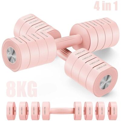 Merach 4 in 1 Adjustable Dumbbells - Set of 2, 1-4kg Merach 4 in 1 Adjustable Dumbbells - Set of 2, 1-4kg