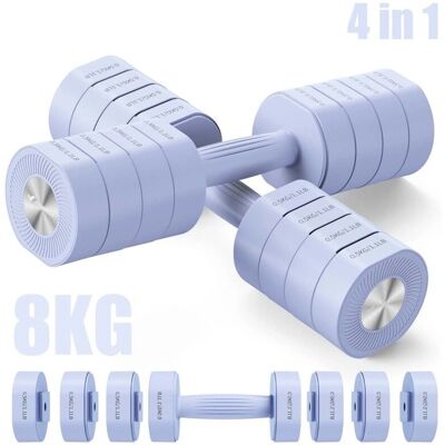 Merach 4-in-1 Adjustable Dumbbells - 2kg-4kg Unisex Fitness Set Merach 4-in-1 Adjustable Dumbbells - 2kg-4kg Unisex Fitness Set