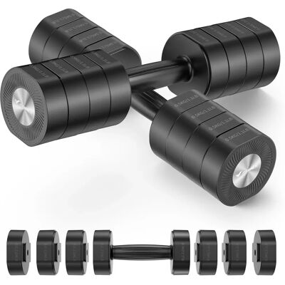 Merach 4 in 1 Adjustable Dumbbells Set of 2 1-4kg - Dumbbells Merach 4 in 1 Adjustable Dumbbells Set of 2 1-4kg - Dumbbells