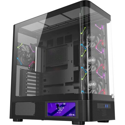 XYZ Quantum Pro Gaming PC-behuizing met 6,2" scherm XYZ Quantum Pro Gaming PC-behuizing met 6,2" scherm