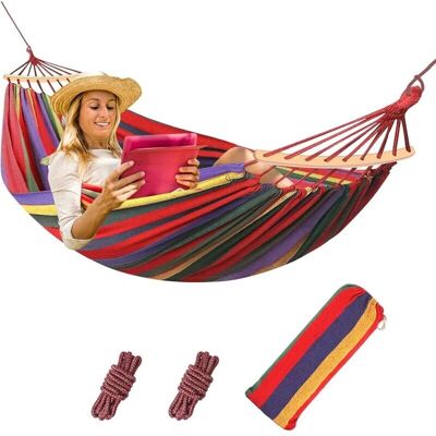 DPZO - Cotton Outdoor Hammock - 210x150 cm - 200 kg - Hammock DPZO - Cotton Outdoor Hammock - 210x150 cm - 200 kg - Hammock